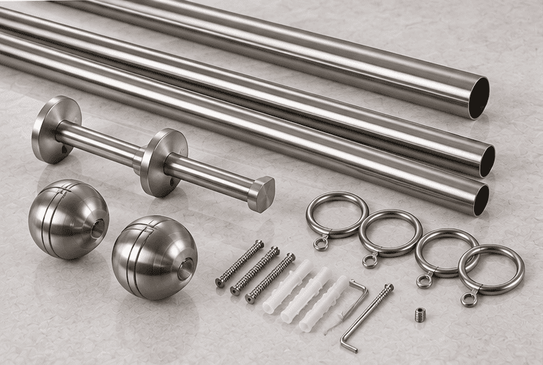 Stainless Steel Curtain Pipe / Drapery Rod