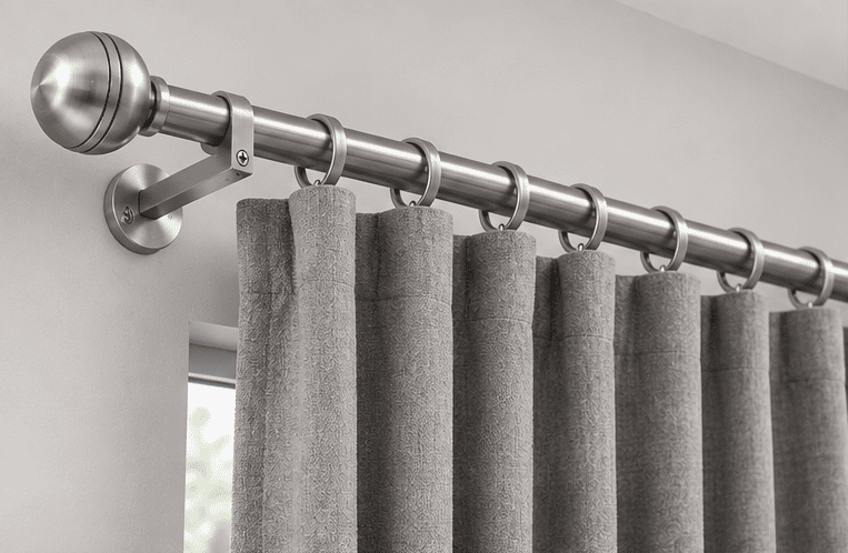 Stainless Steel Curtain Pipe / Drapery Rod